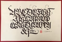Image 1 of Blackletter Alphabet | Zapf 2018
