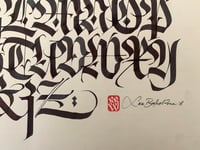 Image 2 of Blackletter Alphabet | Zapf 2018