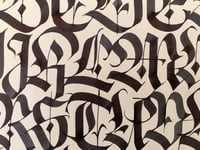 Image 3 of Blackletter Alphabet | Zapf 2018
