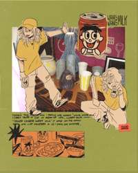 Image 1 of Wang Wang Milk Mini Art Print