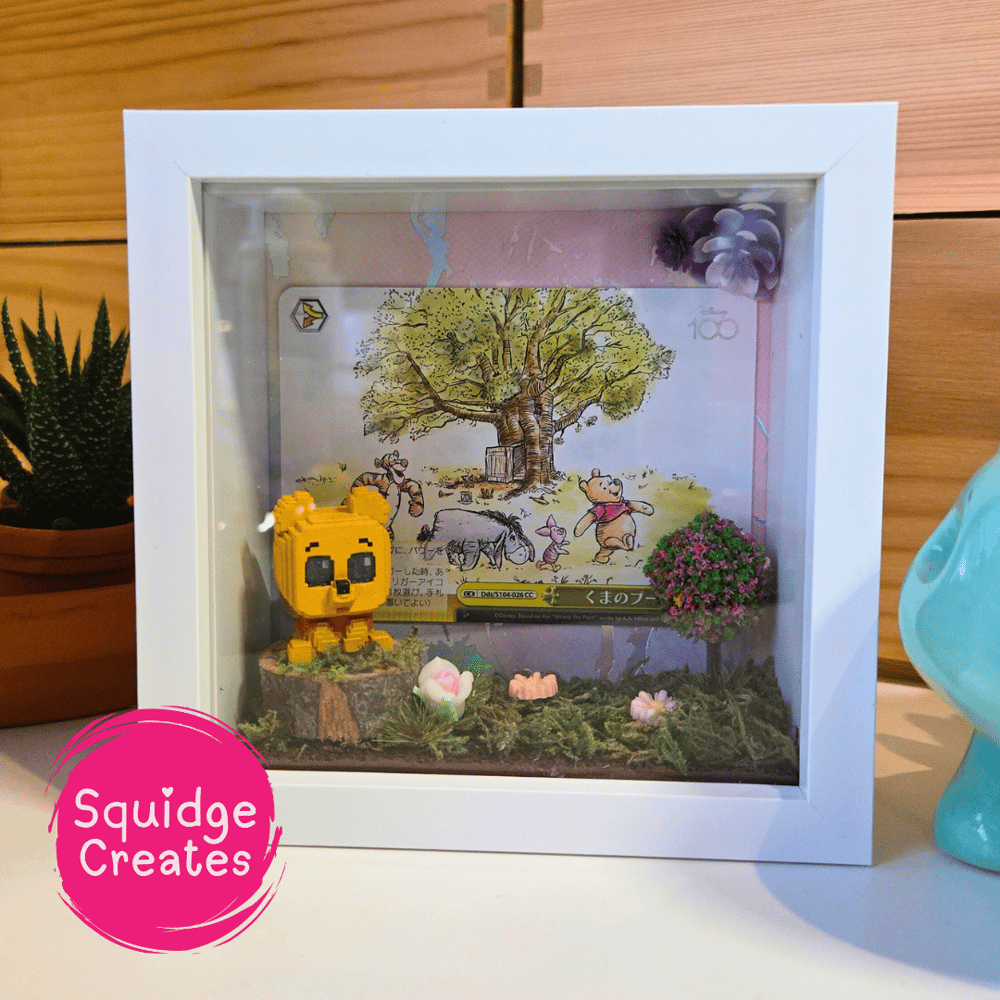 Image of 4x4 TCG Box Frame with Figure