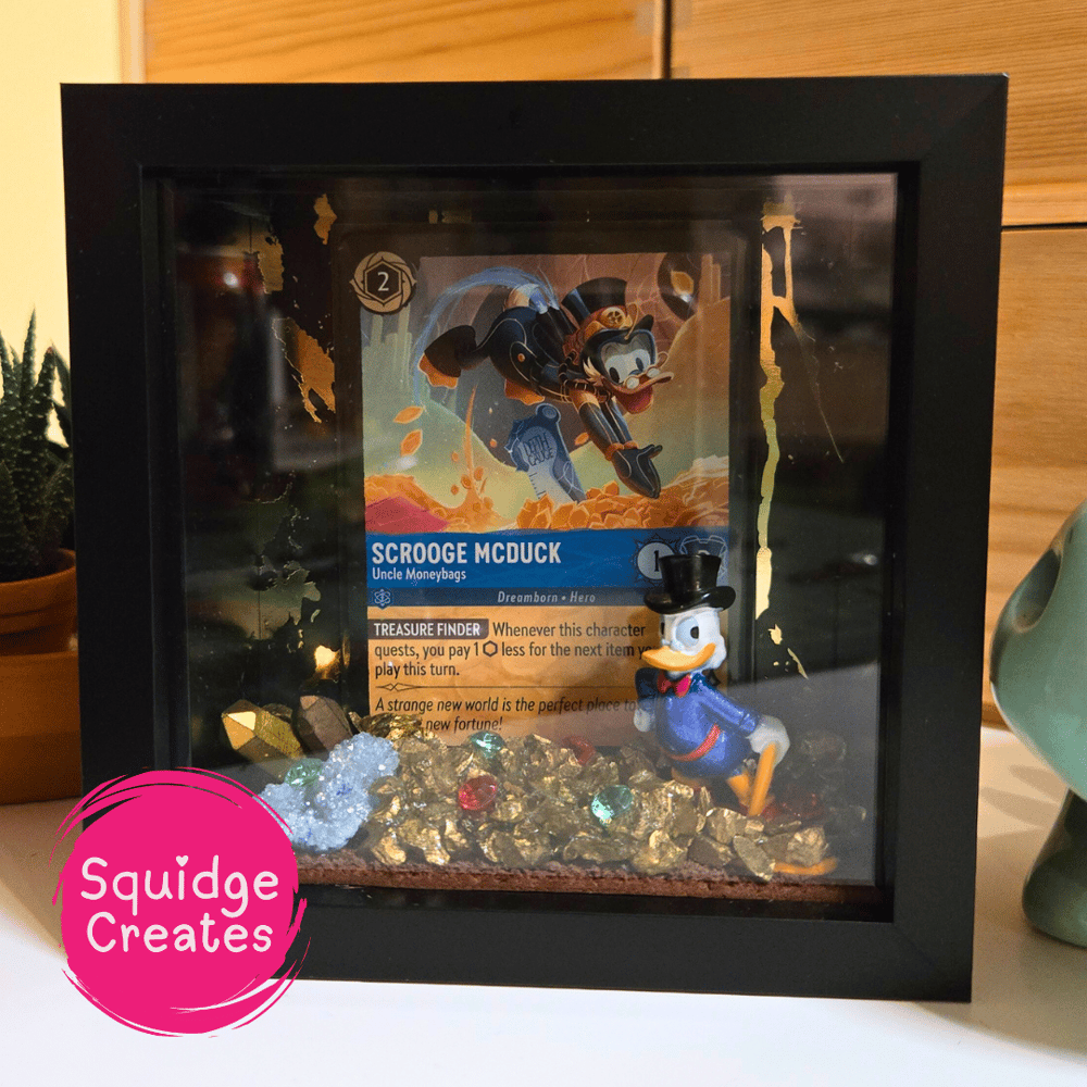 Image of 4x4 TCG Box Frame with Figure