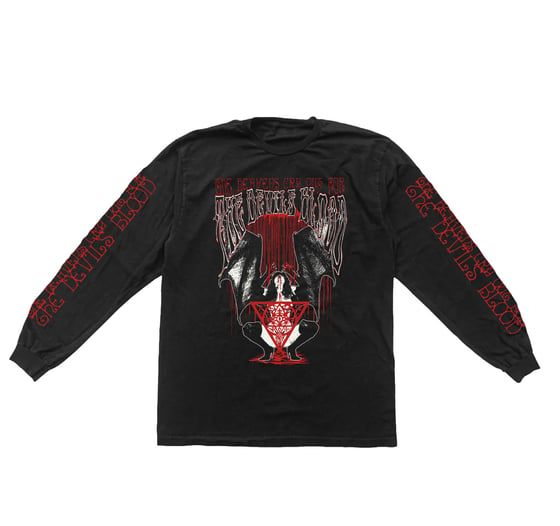 Image of Bloodlust Black Long Sleeve T Shirt