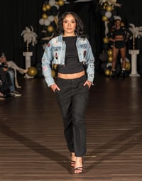Image 2 of Hustle and Flow Crop Jacket 