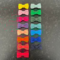 Barrette en popeline de coton unie