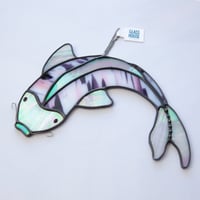 Image 4 of Stained Glass Koi Fish Suncatcher