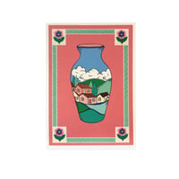 Image 1 of Vase Mexican Ornament Everyday Card