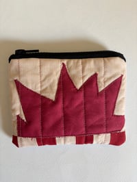 Image 1 of Spark Pouch- rose and ecru 