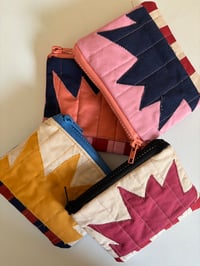 Image 3 of Spark Pouch- rose and ecru 