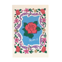 Image 1 of Rose Frame Chintz Mother's Day Card