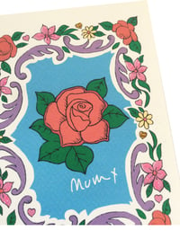 Image 2 of Rose Frame Chintz Mother's Day Card