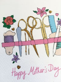 Image 2 of Sewing Kit Chintz Mother's Day Card