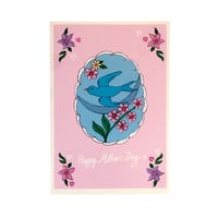 Image 1 of Swallow Bird Chintz Mother's Day Card