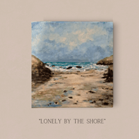 Lonely By The Shore | Original Acrylic Painting 