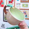 Big Pastel Green Duck Mug