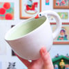 Big Pastel Green Goose Mug