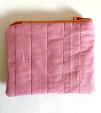 Image 2 of Spark pouch- Peach and navy 