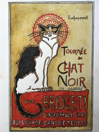 'Tournee de Chat Noir et Blanc' : avec Bridget - L'incroyable Chat Qui voyage Dans Les Temps