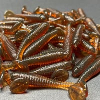 1.75" Paddle Tail Motor Oil Gold Swimbait