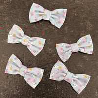 Image 3 of Barrette fleurie rose et orange