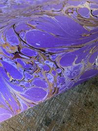 Image 1 of Hand Marbled paper 'one-of-a-kind' - No. 2