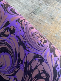 Image 3 of Hand Marbled paper 'one-of-a-kind' - No. 3