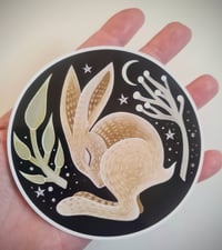 Image 3 of Spring hare - vinyl window cling