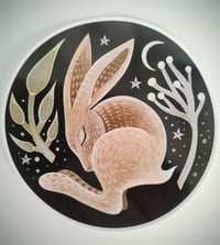 Image 2 of Spring hare - vinyl window cling