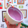 Pansy Purple Goose Mug