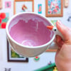 Pansy Purple Goose Mug