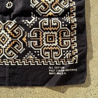 Image 2 of 70s Fast Color Bandana - BLACK / MULTI