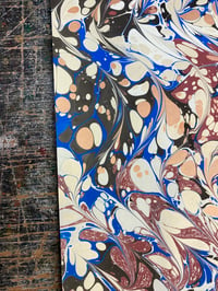 Image 4 of Hand Marbled paper 'one-of-a-kind' - No. 10