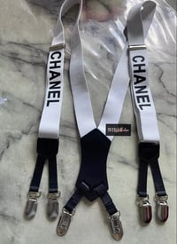 White Suspenders Black Letters (1 left)