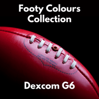 Image 1 of Dexcom G6 - Footy Colours