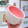 Big PINK SHERBET GOOSE MUG⁠