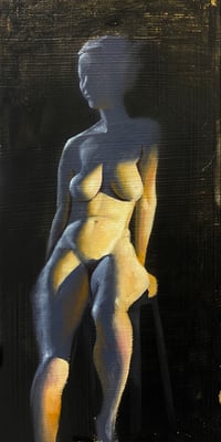 Image 1 of Model Study #1 - 16"x8"