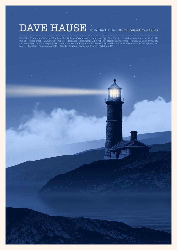 Image of Dave Hause | UK & Ireland Tour 2025 Screenprint