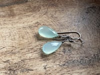 Image 1 of Calcedony earrings/ n28