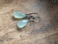 Image 11 of Calcedony earrings/ n28