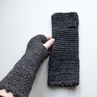 Image 1 of Wrist Worms, Dark Grey - M/L