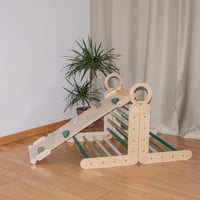 Image 2 of 2in1 Multi mājiņa + dēlis - zaļie toņi