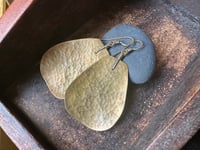 Image 13 of Something in brass earrings. n36