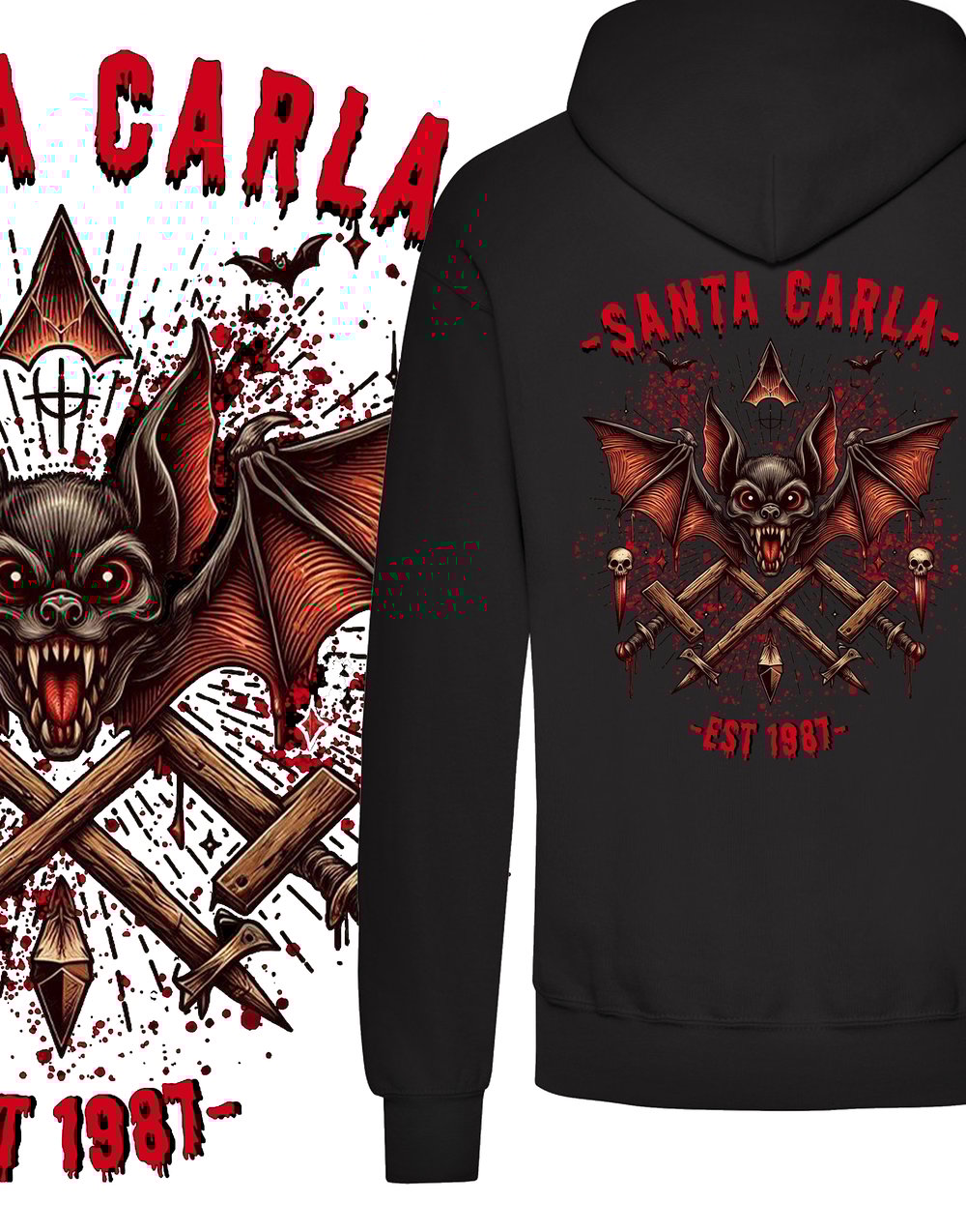 Santa Carla Zip Hoodie
