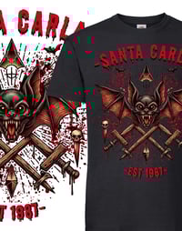 Image 2 of Santa Carla Black T shirt 