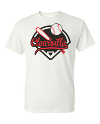 T-Shirt Clearville Baseball Design 2