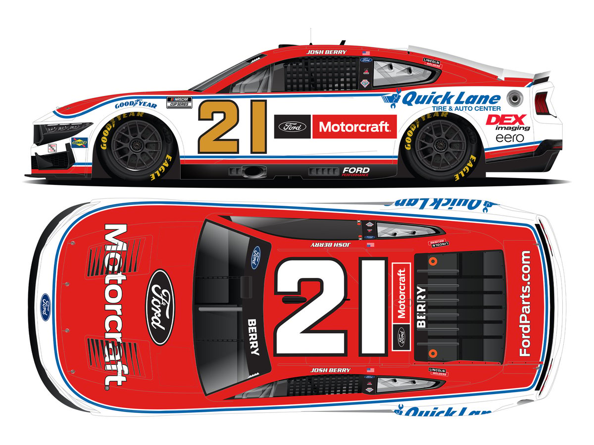 Wood Brothers Racing — SIGNED Motorcraft/Quicklane Diecast