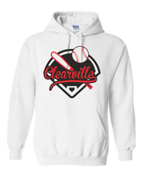 Hoodie Clearville Baseball Design 2