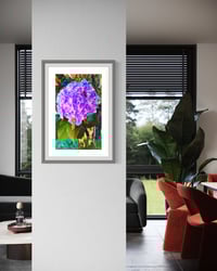 Image 4 of A HYPER HYDRANGEA (36X24)