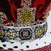 Image 2 of A3 Red Rhinestone Crown 2