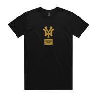 Image 1 of 'WY × Northern Monk' T-Shirt - gold/black